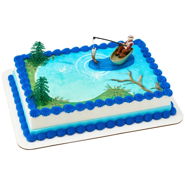 Fisherman Cake Decoration