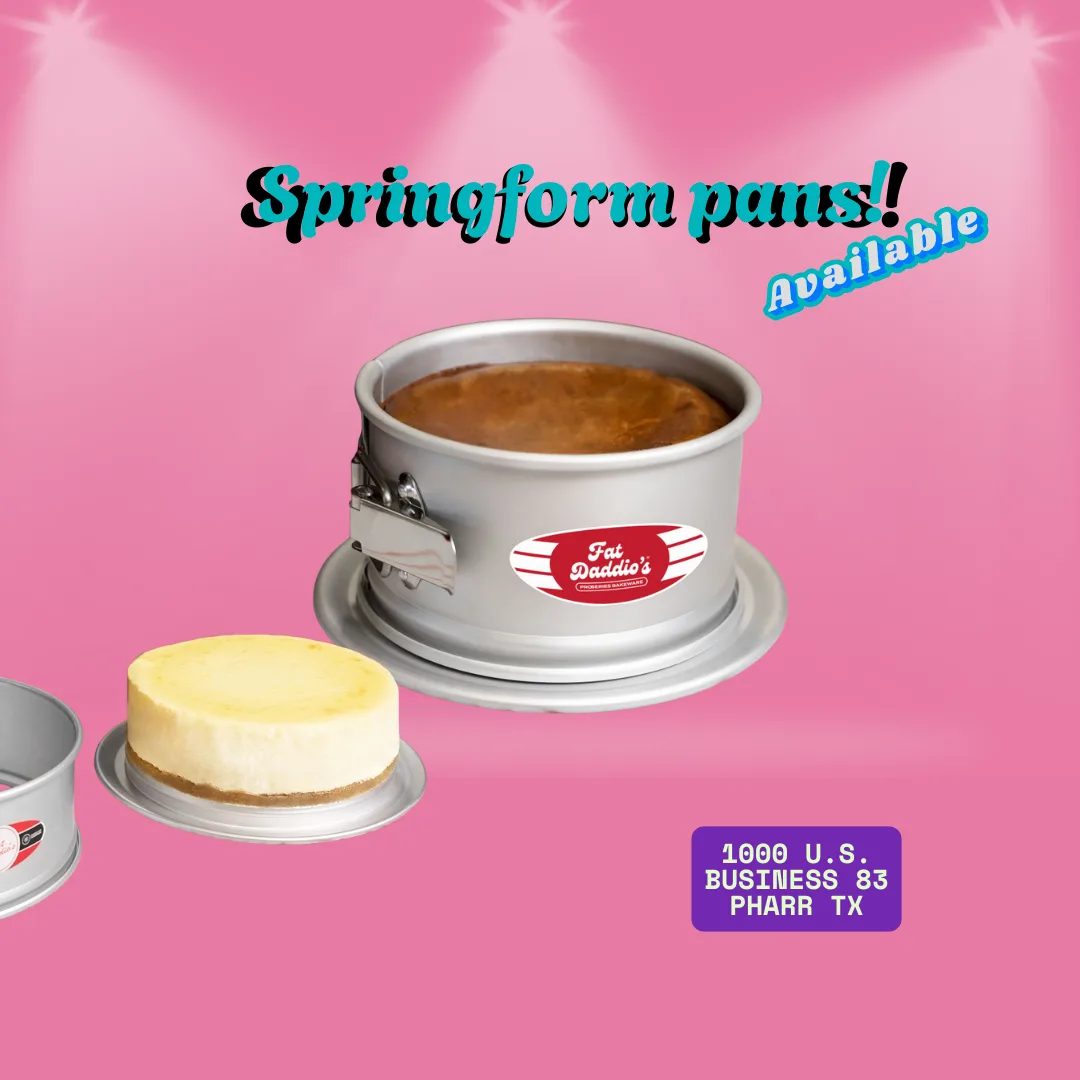 Fat Daddio’s ProSeries Springform Pans – 3” Deep Cheesecake & Dessert Pan