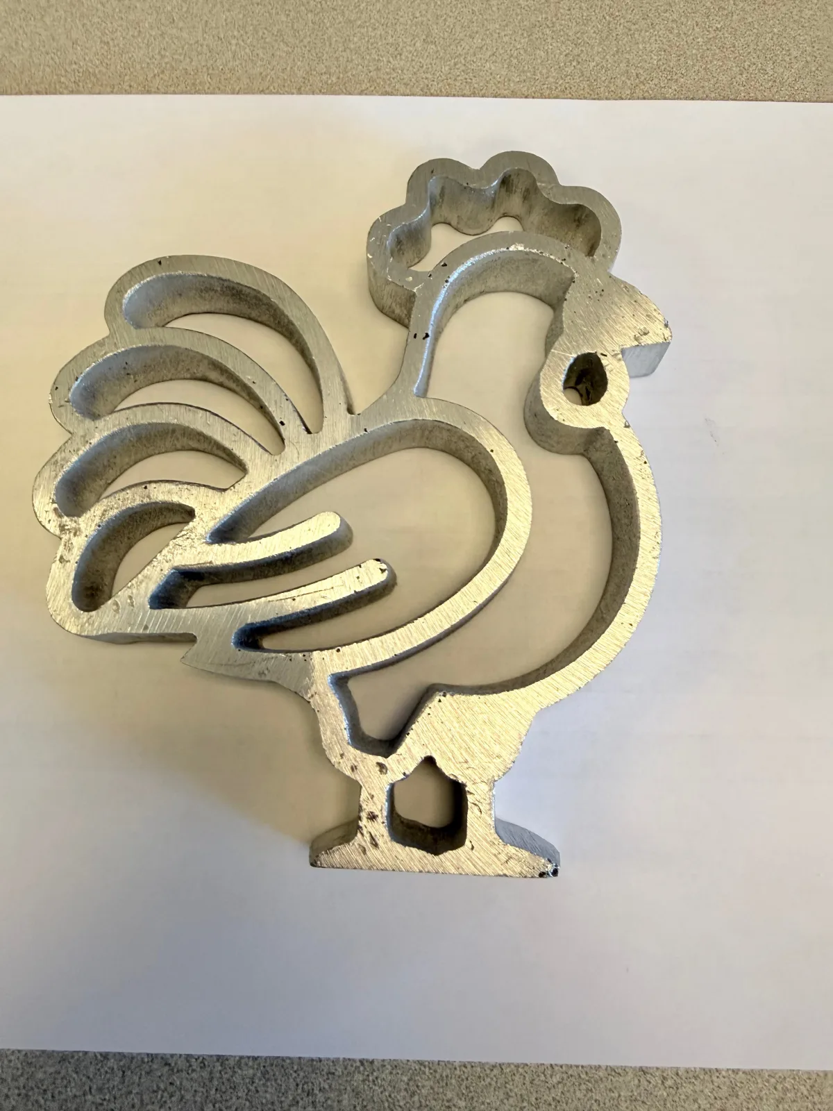 Gallito Buñuelo Mold 6" with Handle | Rooster Mold