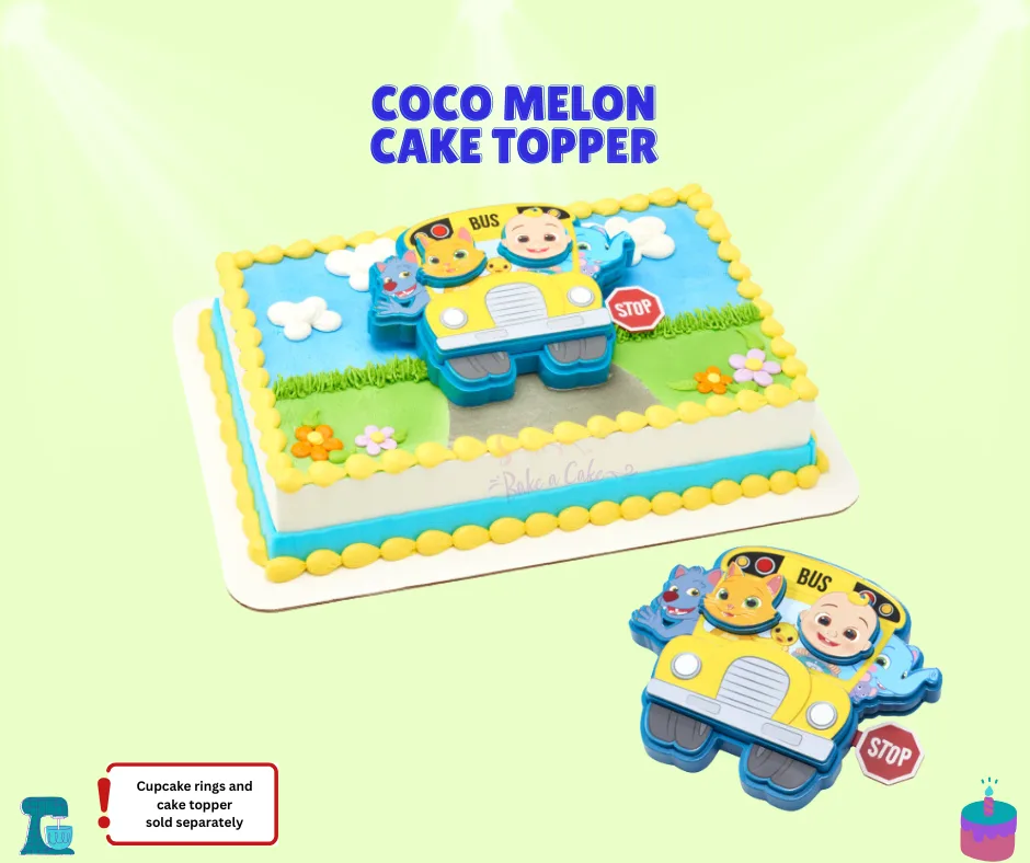 CoComelon Party Cake Topper – Perfect for Kids' Birthdays!