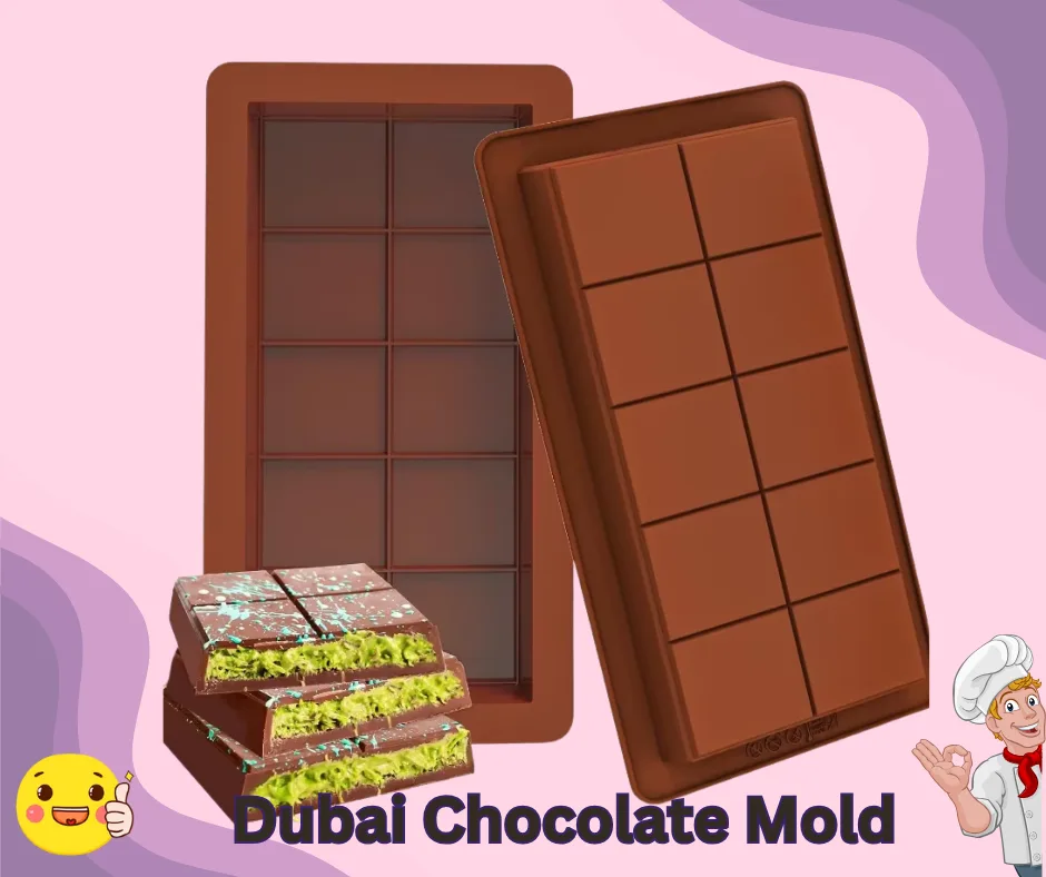 Dubai Chocolate Bar Silicone Mold