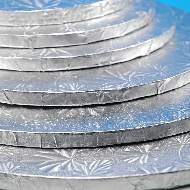 Round Cake Drums-SILVER
