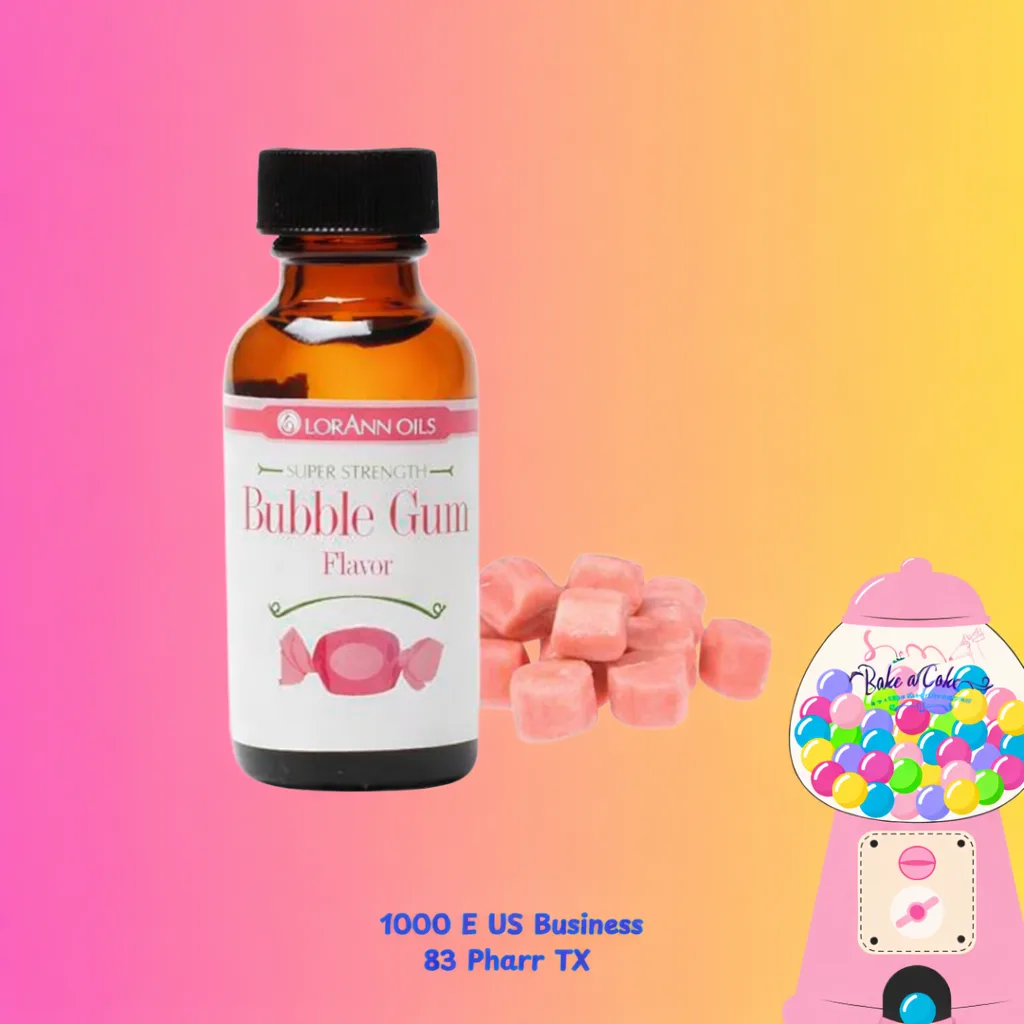 Bubble Gum Super Strength Flavor – 1 oz Baking Flavor