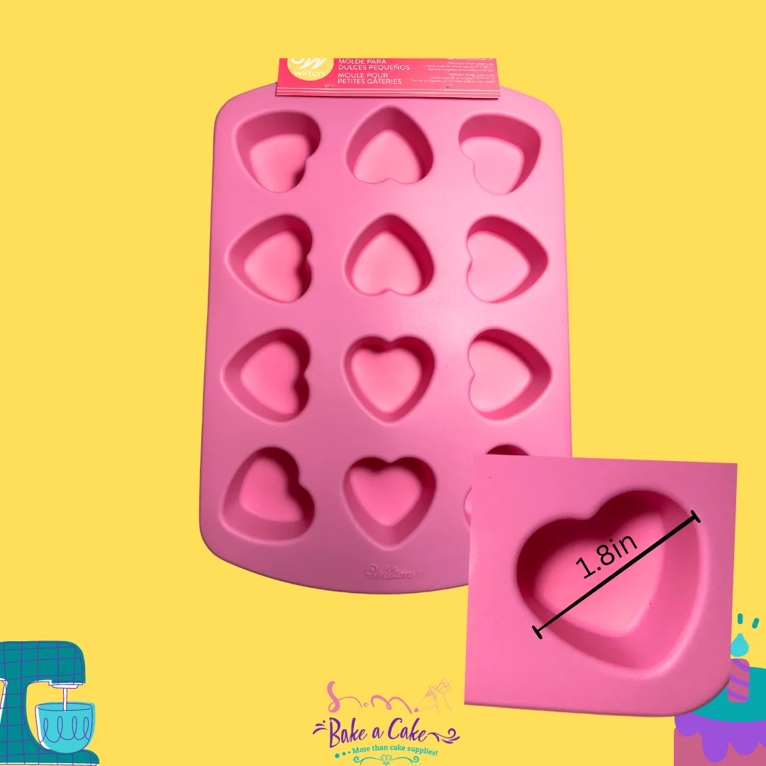 Heart Silicone Mold 12 cavity