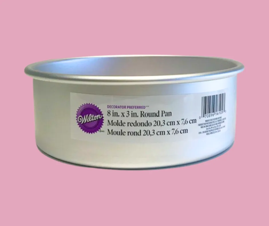 Round Aluminum Cake Pan – Perfect for Layered Cakes