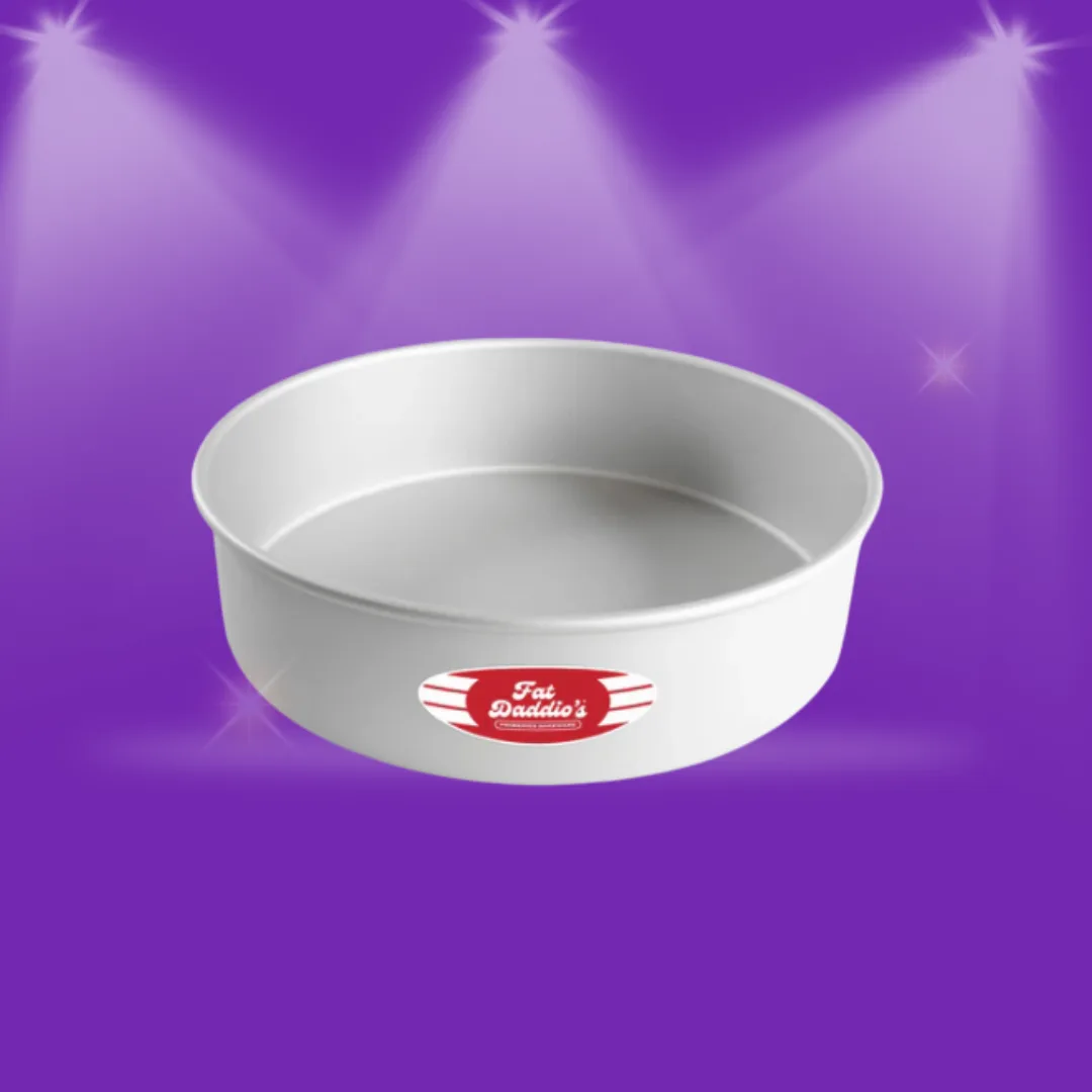 Fat Daddio’s ProSeries 3” Deep Round Cake Pans – Anodized Aluminum Bakeware