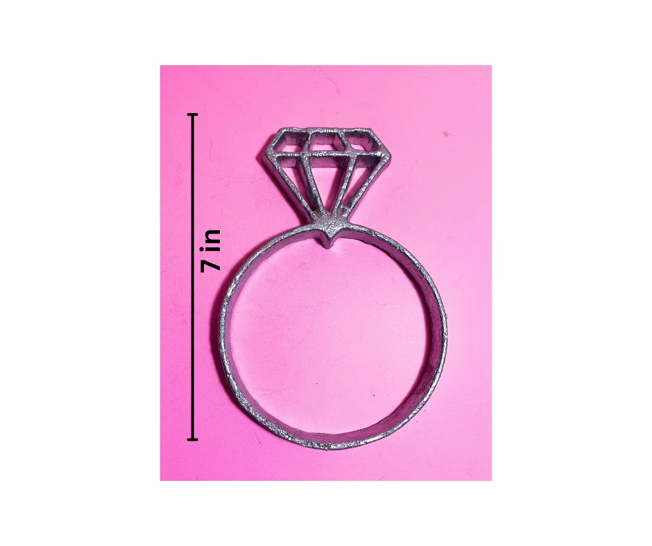 7-Inch Diamond Ring Buñuelo de Viento Mold with Handle – Mexican Fritter Tradition